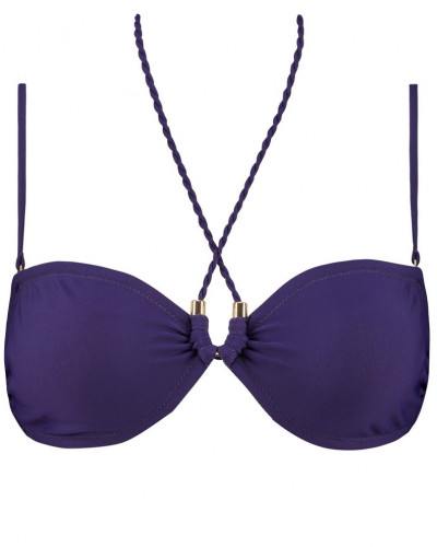 Soutien-gorge de bain bandeau coque Aubade Summer Journey (Evening Ocean)