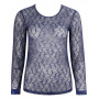 Top long sleeves Antigel Atelier Séduction (Bleu Purple)