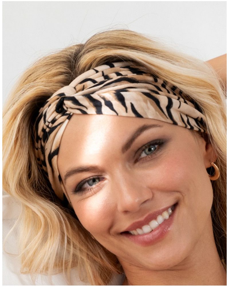 Turbante Antigel Tigre Rebelle (Tigre Blond)