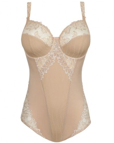 Cuerpo con copas entrelazadas Prima Donna Deauville (Café au Lait)