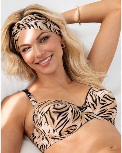 Soutien-gorge armatures bien-être Antigel Tigre Rebelle (Tigre Blond)