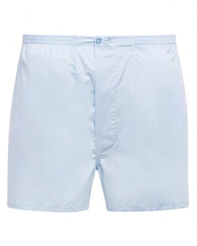 Open boxer shorts Mariner Essential in 100% cotton plain weave (Azur)