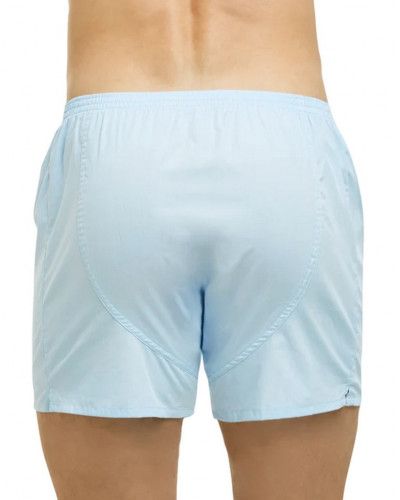 Calzoncillos abiertos Mariner Essential en 100% algodón de tafetán (Azur)