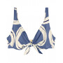 Underwired bath bra Triumph Summer Allure (Bleu Imprimé)