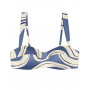 Soutien-gorge de bain bandeau Triumph Summer Allure (Bleu Imprimé)