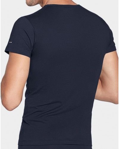 T-shirt col V Eden Park E60 (Marine)