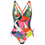 Padded one-piece swimsuit Triumph Summer Expression (Imprimé Vert Foncé)