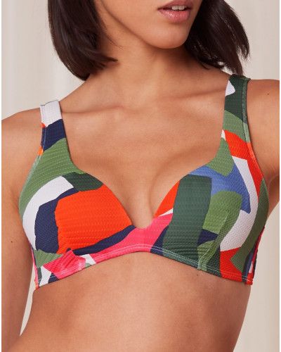 Padded swim bra Triumph Summer Expression (Imprimé Vert Foncé)
