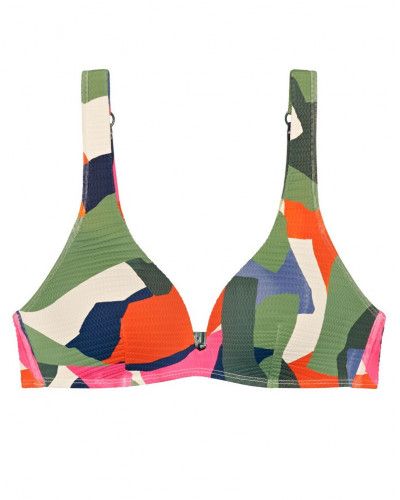 Soutien-gorge de bain rembourré Triumph Summer Expression (Imprimé Vert Foncé)
