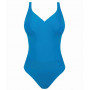 V-neck one-piece swimsuit without underwire Empreinte Epic (Bleu)