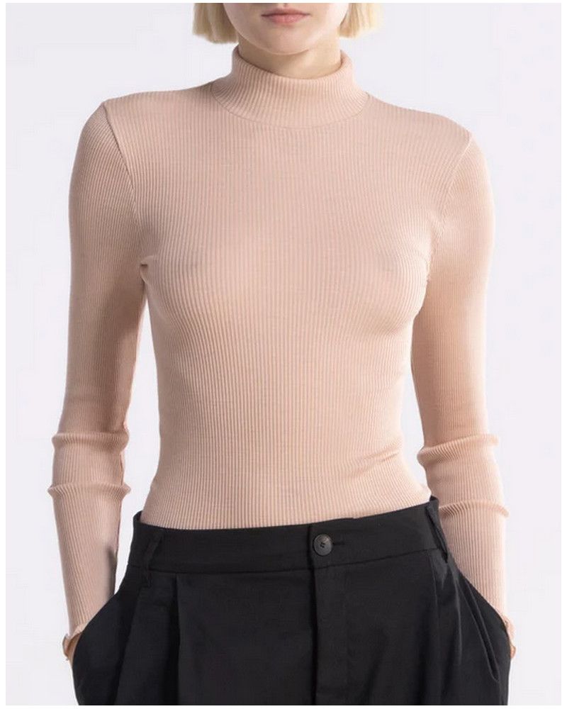 Funnel Collar Sweater Oscalito 3429 (Peau)