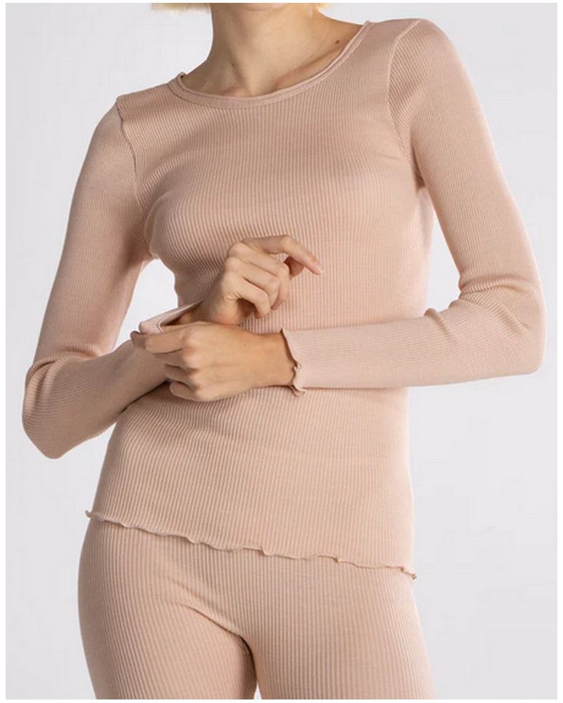 Round Collar Top Oscalito 3446R (Peau)