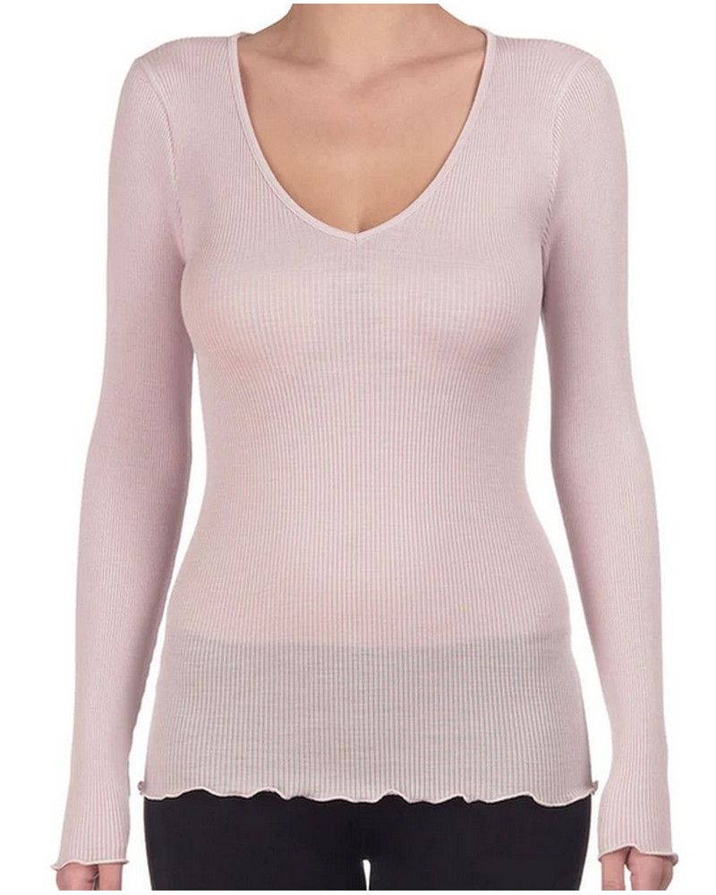 Camiseta Manga Larga Oscalito 3486 (Rosewood)