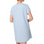 Chemise de nuit manches courtes 100% jersey coton Nuit Triumph (Fairy blue)