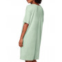Night Triumph Short Sleeve Nightgown (Light green)