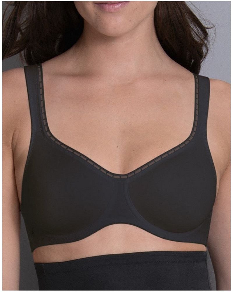 Sujetador moldeado Rosa Faia Twin Firm (Negro)