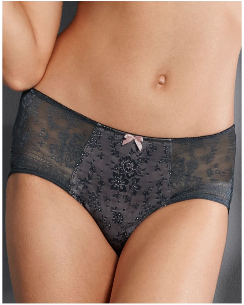 Panty Rosa Faia Fleur (Anthracite)