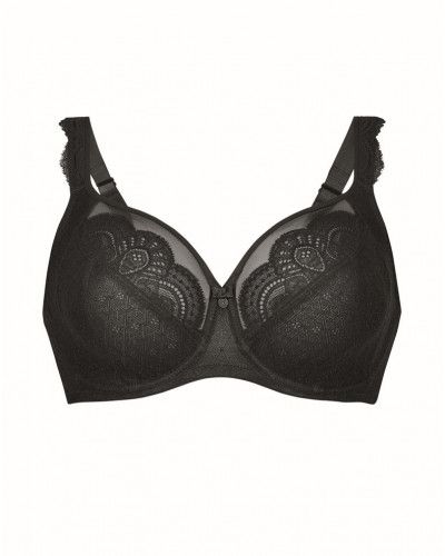 Sujetador con aros copas profundas Rosa Faia Selma (Negro)
