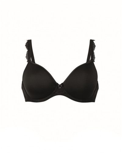 Sujetador preformado spacer Rosa Faia Selma (Negro)