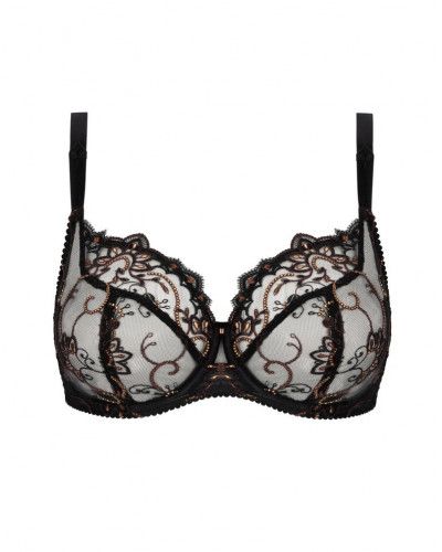 Soutien-gorge corbeille bien-être Lise Charmel Fauve Amour (Ambre Panthère)