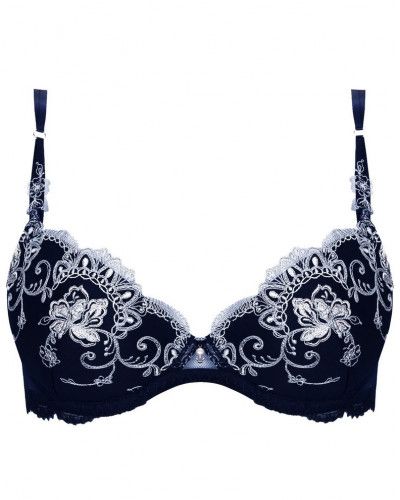 Soutien-gorge coque Lise Charmel Déesse en Glam (Marine Argent)