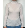 Funnel Collar Sweater wool and silk Oscalito 3429 (Argent)