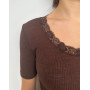 Undershirt wool and silk Oscalito 3414 (Cuir)