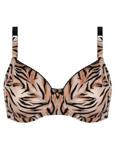 Sujetador con aros bienestar Antigel Tigre Rebelle (Tigre Blond)