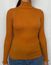 Sweater Turtleneck wool and silk Oscalito 3438 (Moutarde)