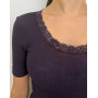 Camiseta lana y seda Oscalito 3414 (Myrtille)