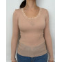 Long sleeve Undershirt wool and silk Oscalito 3416 (Skin)