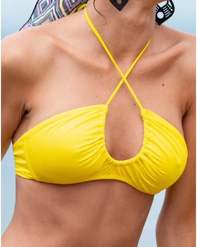Brassière de bain souple Antigel La Muse Des Vagues (Jaune)