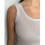 Oscalito wool and silk Tank Top 3442R (Argent)