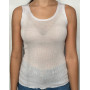 Oscalito wool and silk Tank Top 3442R (Argent)