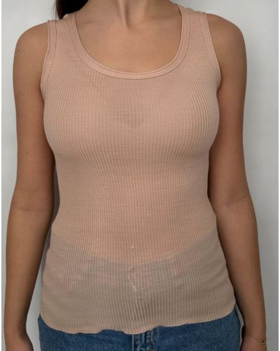 Camiseta lana y seda Oscalito 3442R (Peau)