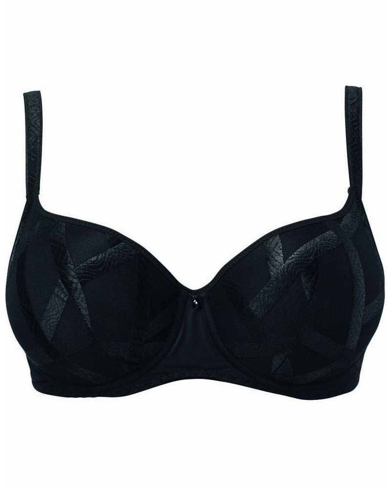 Soutien-gorge Louisa Bracq Série Noire - Taille 110F (Emboîtant) - Neuf Avec étiquettes