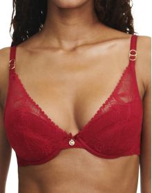 Push cup bra Orchids Chantelle (Passion Red)