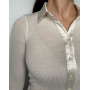 Blouse wool and silk Oscalito "Elegante" 6350 (Ivoire)