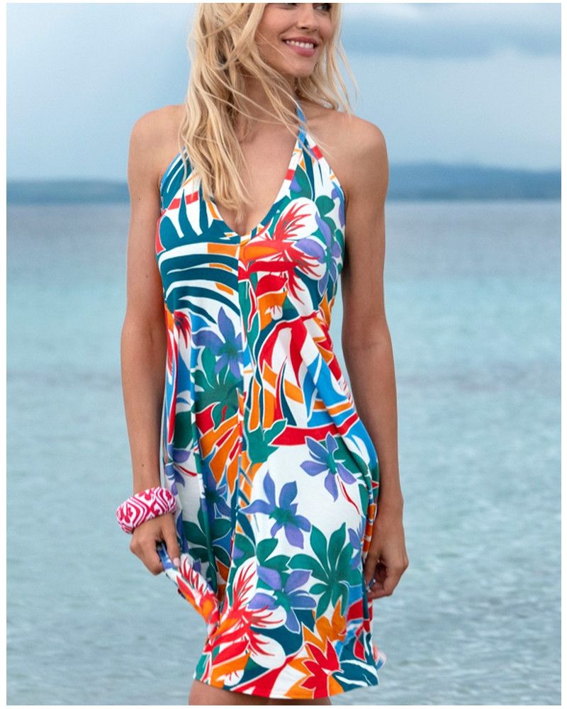 Vestido de playa Antigel La Flaneuse (Papiers Découpés)