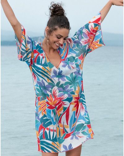 Beach tunic Antigel La Flaneuse (Papiers Découpés)
