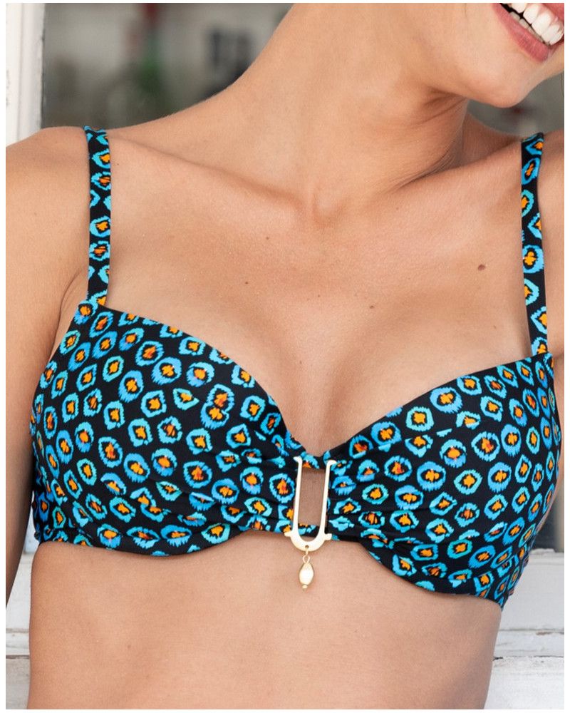 Padded bath bra Antigel La Vagabonde (Pois Soleil)
