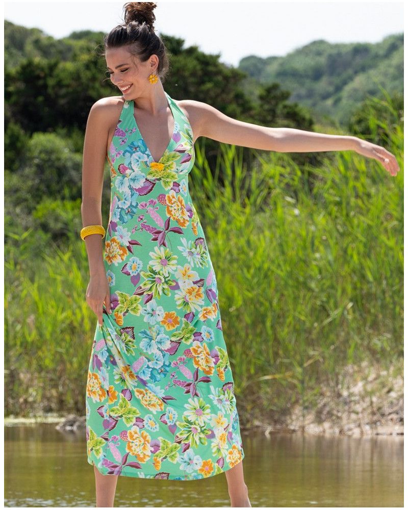 Vestido largo Antigel La Feminissima (Vert Emeraude)