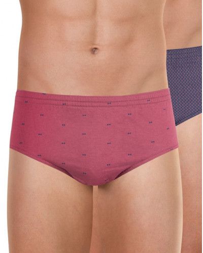 Lot de 2 Slips taille haute Eminence Motifs 100% Coton (Imprimé Multicolore)