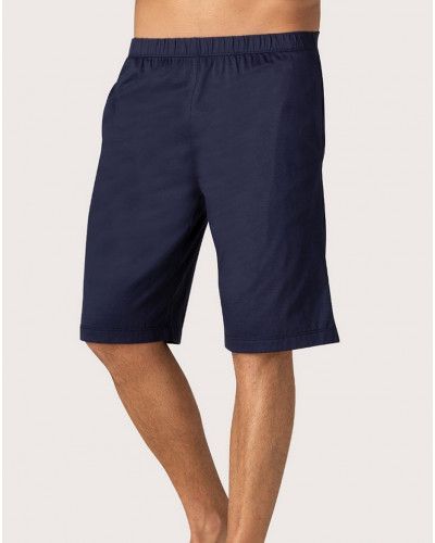 Short pyjamas 100% Premium cotton Eminence (Imprimé Marine)