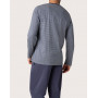 Pijama largo 100% algodón Eminence (Imprimé Gris)