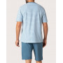 Pijama corto 100% algodón Eminence (Imprimé Bleu)