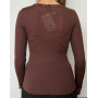 Long sleeve Undershirt wool and silk Oscalito 3416 (Cuir)
