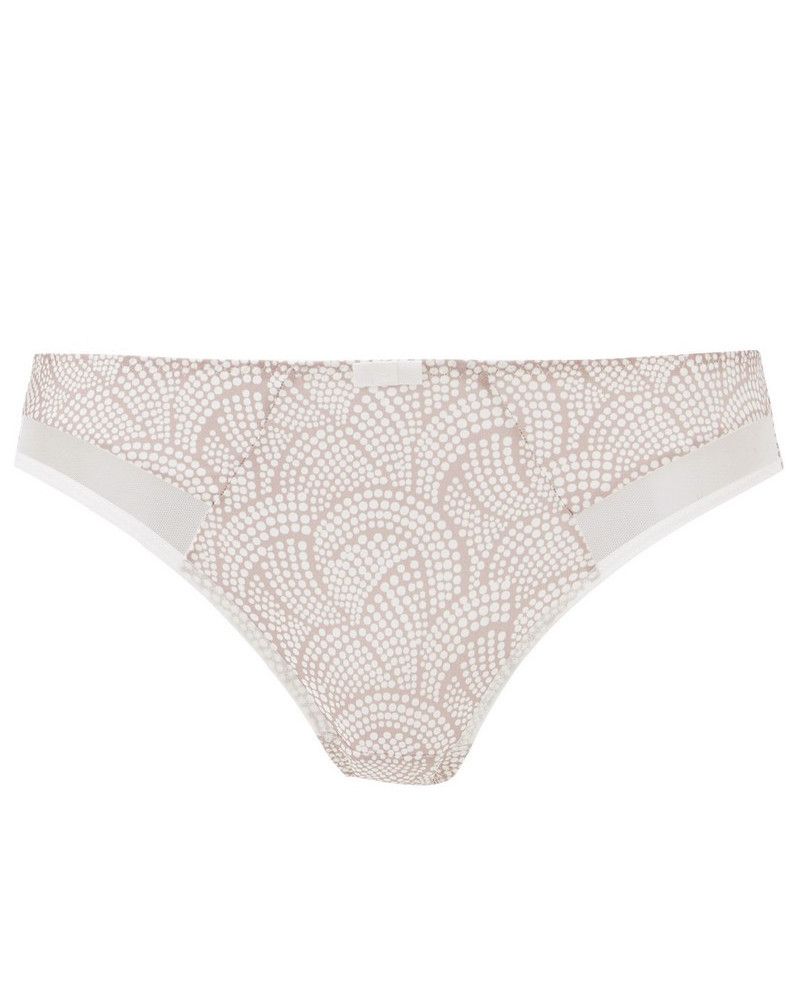 Brief Sans Complexe Complice (Imprimé Graphique Taupe)