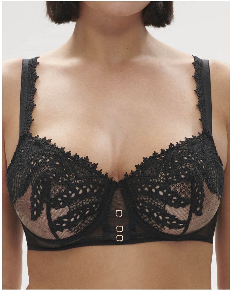 Demi bra Simone Pérèle Mystic (Black)