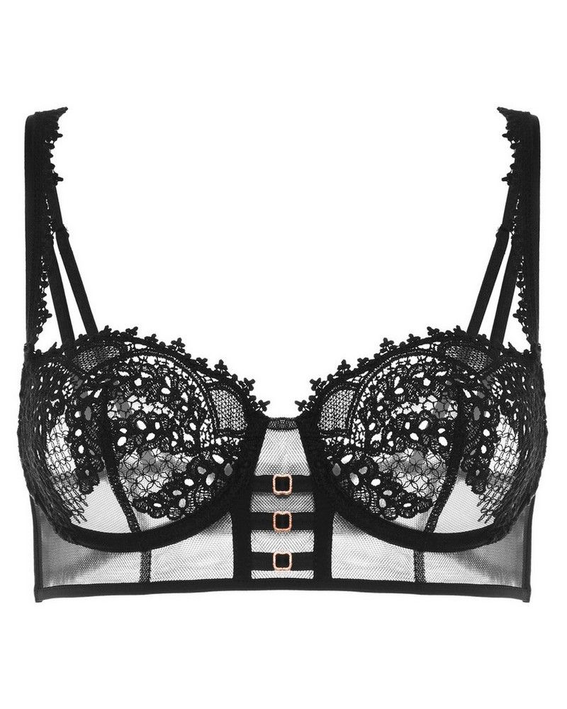 Demi bra Simone Pérèle Mystic (Black)